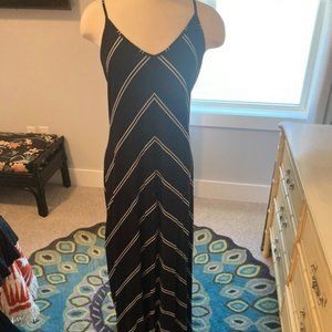 Loft Chevron Maxi Tank Dress